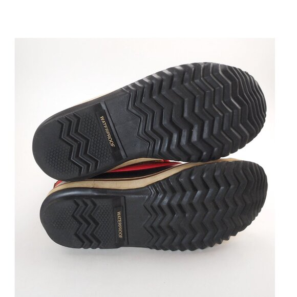 Sorel 1964 Pac 2 Waterproof Snow Boots Women's size 10 Grizzly Brown Red Laces - Picture 8 of 11